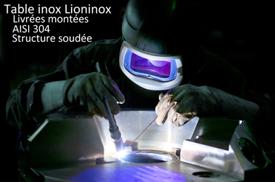 Table inox Lioninox
